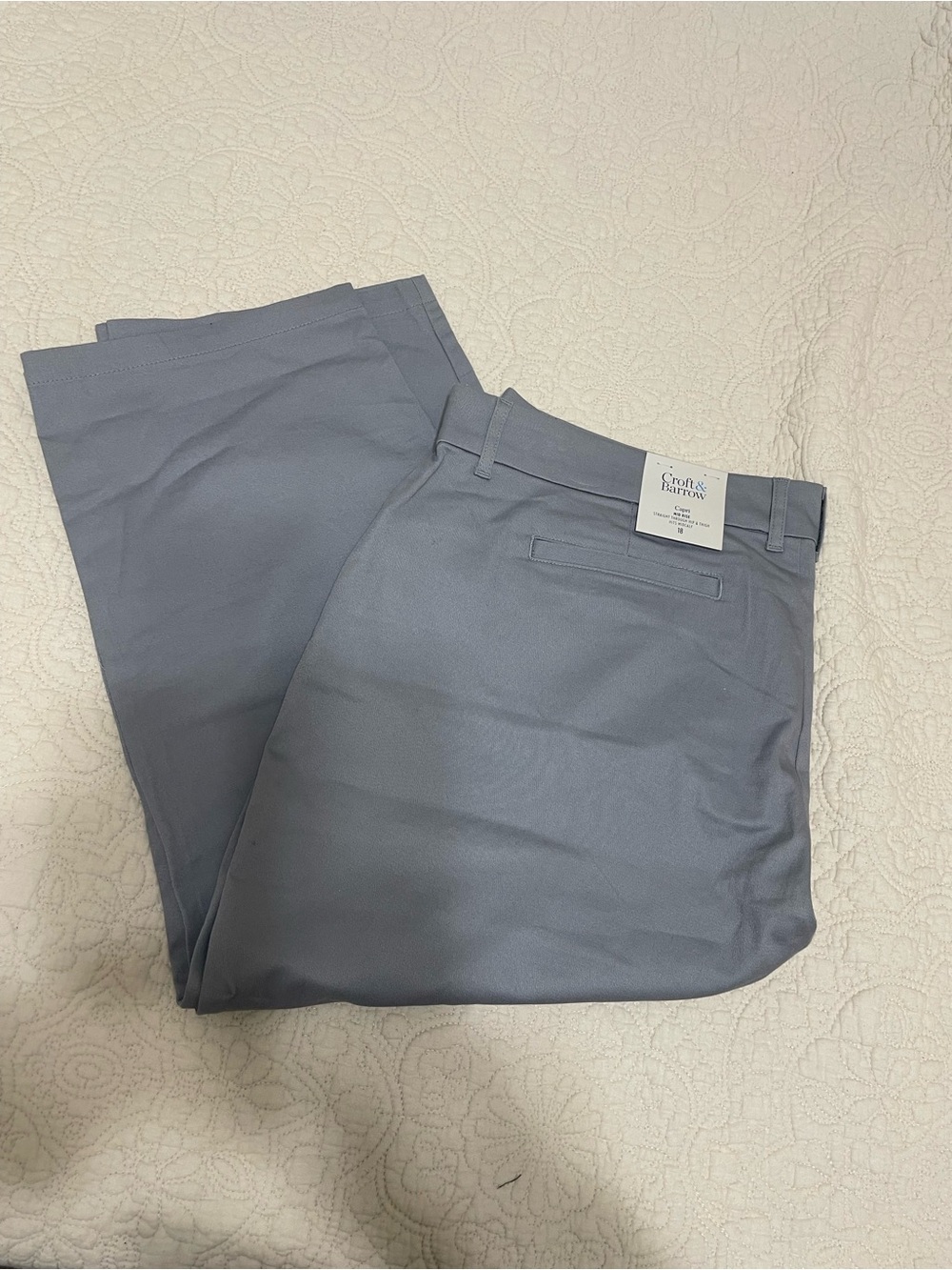 croft & barrow women chino capri